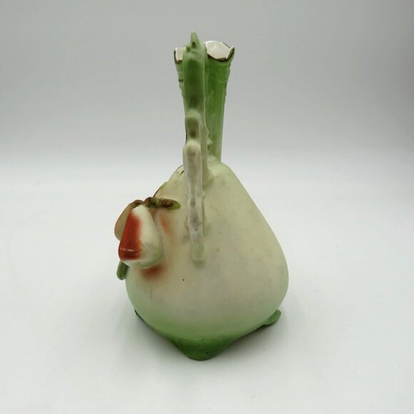 Vienna Austria Ewre Vintage Ceramic 5" Pitcher Pear Design Ornate Handle - Picture 6 of 11